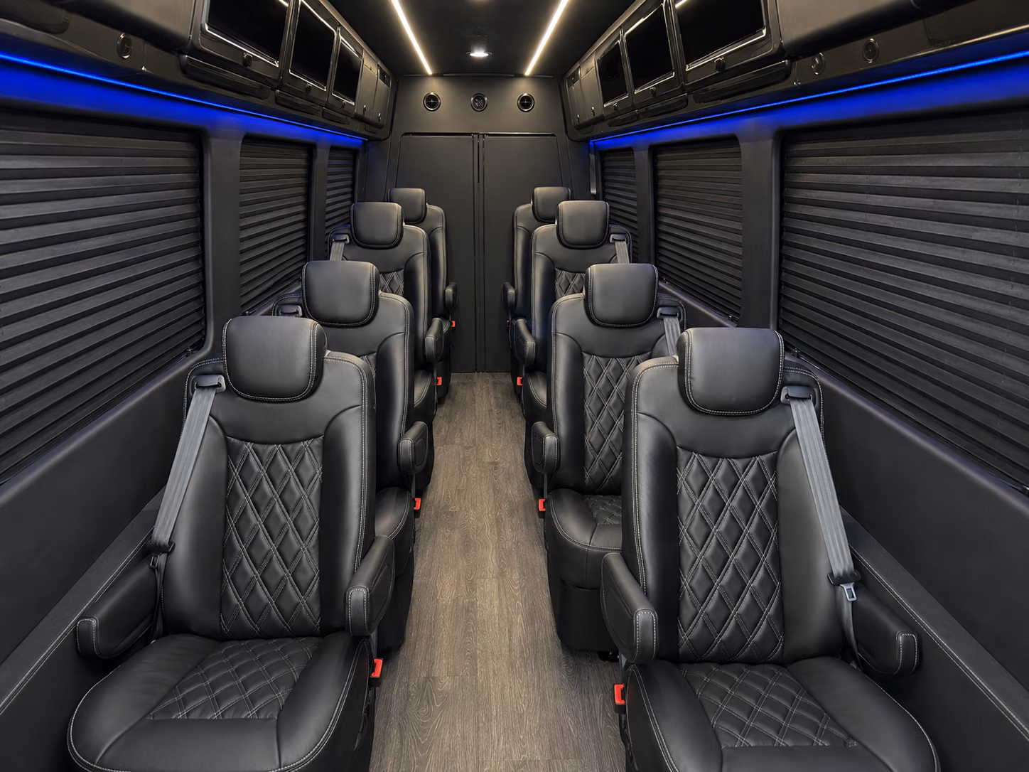 corporate event and campus shuttle buses in san marcos