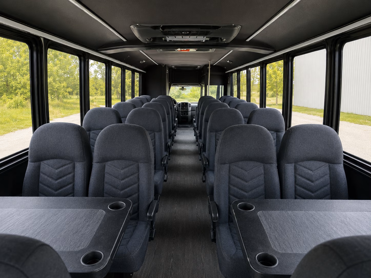 san marcos 18 passenger minibus inside