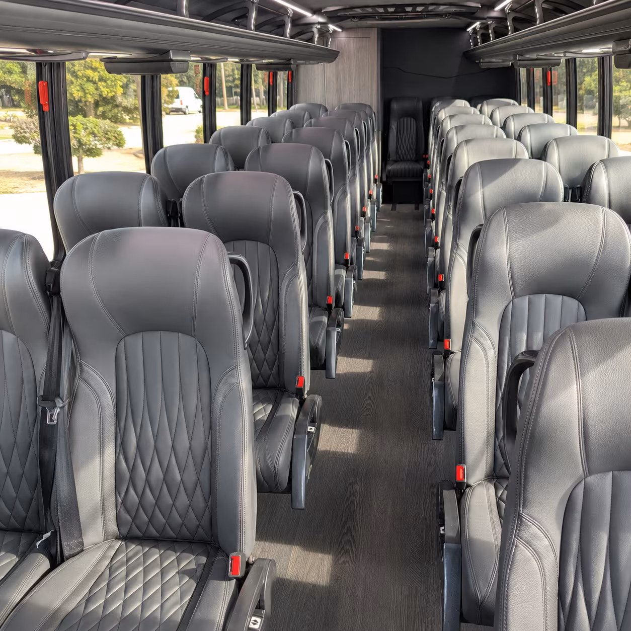 san marcos 28 passenger minibus interior