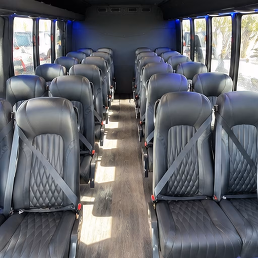 san marcos 30 passenger minibus inside