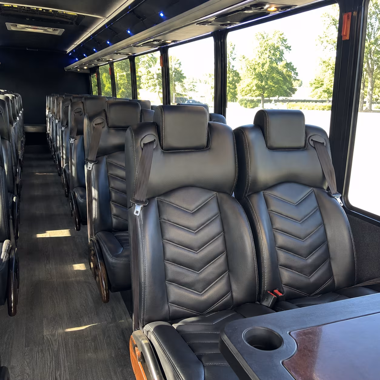 san marcos 35 passenger minibus interior