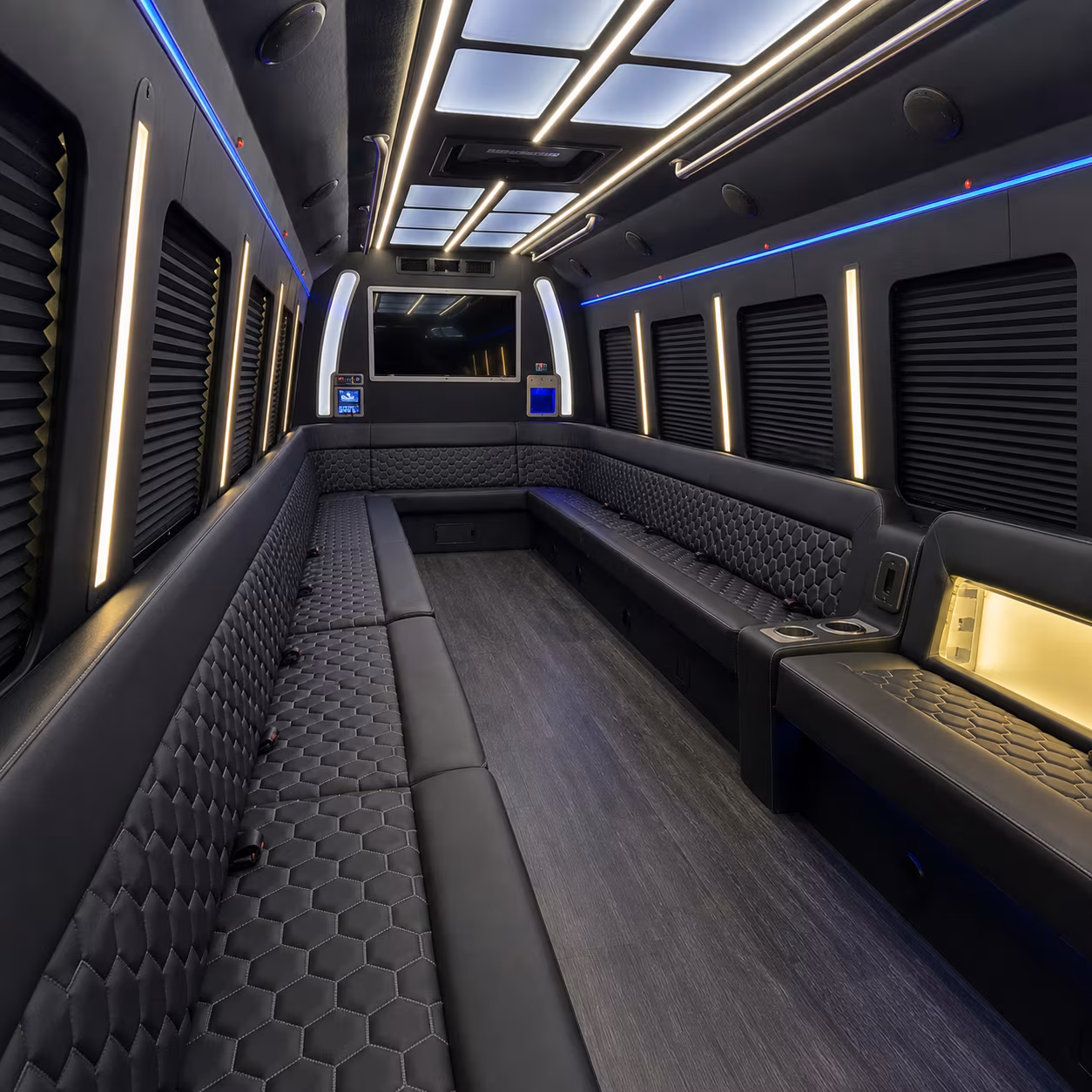 san marcos party bus inside