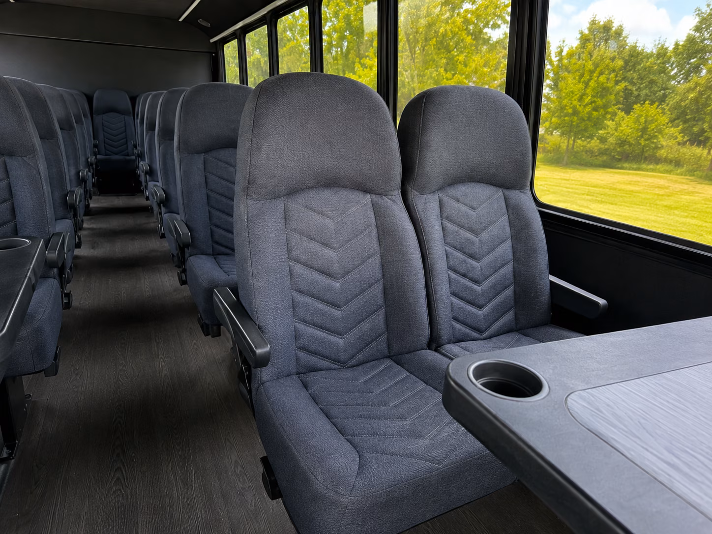 san marcos sporting event transportation onboard seating
