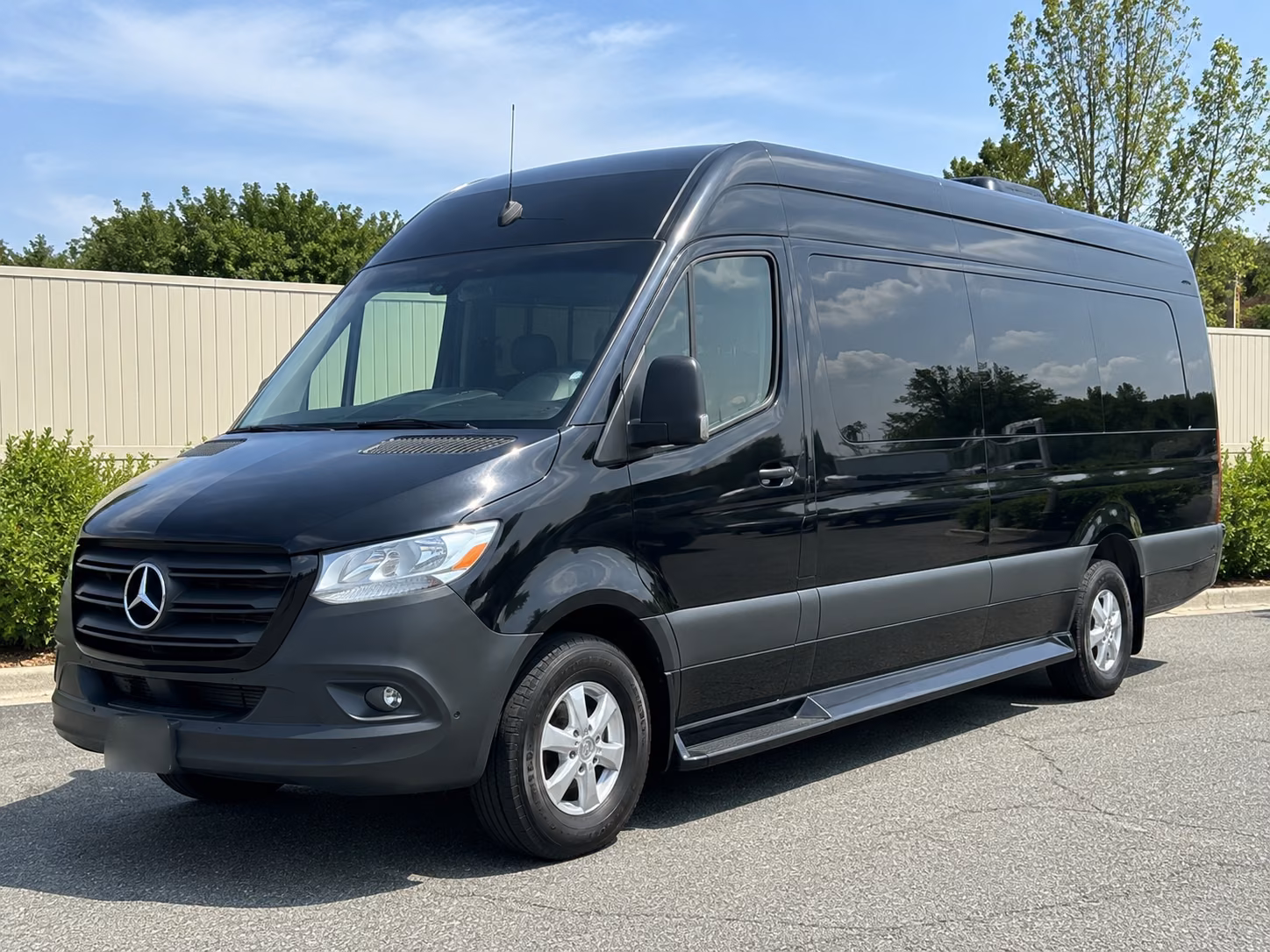 san marcos sprinter van with driver